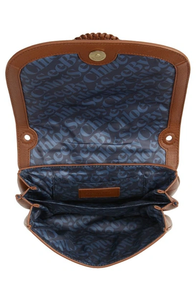 Shop See By Chloé Hana Leather Crossbody Bag In Caramello