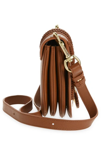 Shop See By Chloé Hana Leather Crossbody Bag In Caramello