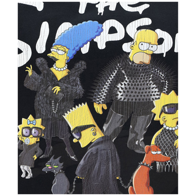 Shop Balenciaga Women's Sweatshirt Hood Hoodie  The Simpsons In Black
