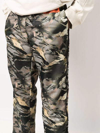 Shop Heron Preston Camouflage-print Track Pants In Green
