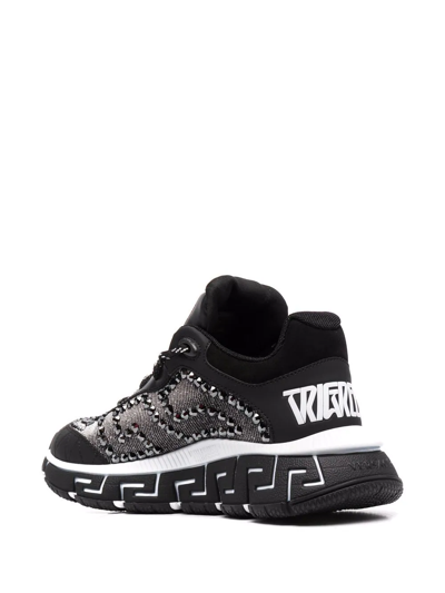 Versace Men's Embellished Trigreca Fashion Sneakers