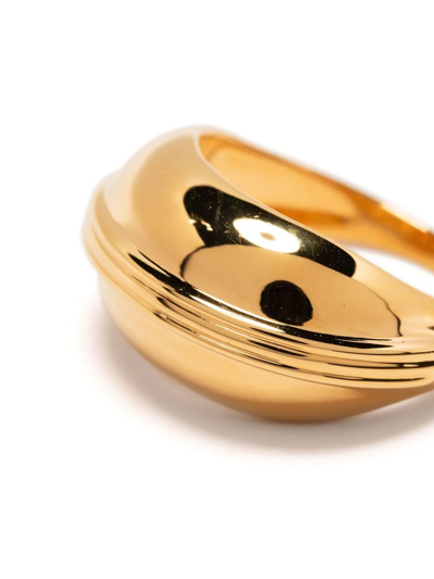 Shop Missoma Sphere Domed Ring In Gold