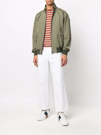 Baracuta G9 Harrington Jacket In Military Green In Green