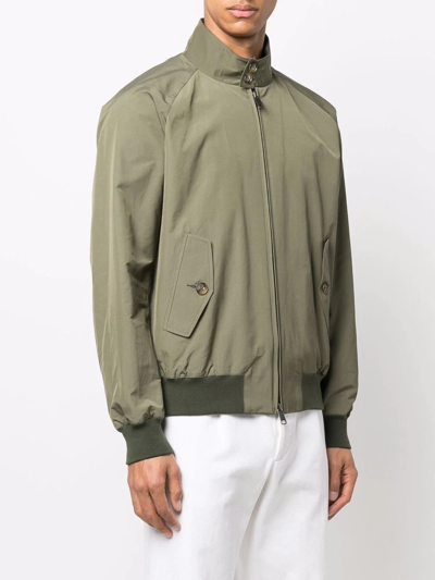 Baracuta G9 Harrington Jacket In Military Green In Green
