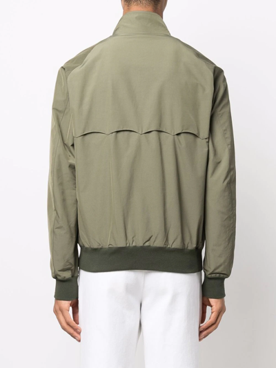 Baracuta G9 Harrington Jacket In Military Green In Green