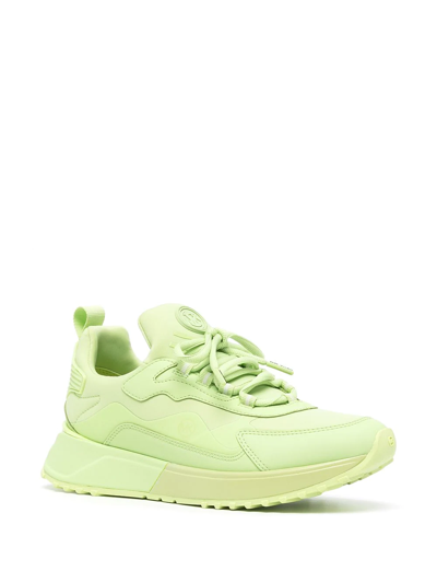 Shop Michael Michael Kors Theo Sport Lace-up Sneakers In Green