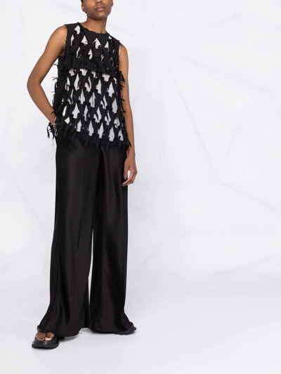 Maison Margiela Wide-leg Pants In Black