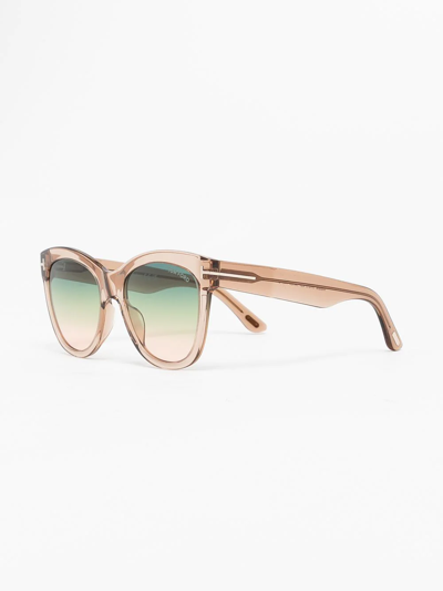 Tom Ford Wayfarer-frame Sunglasses In Brown