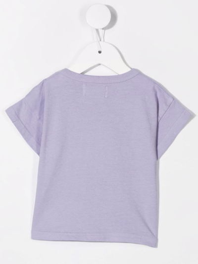 Shop Bobo Choses Graphic-print Short-sleeve T-shirt In Purple