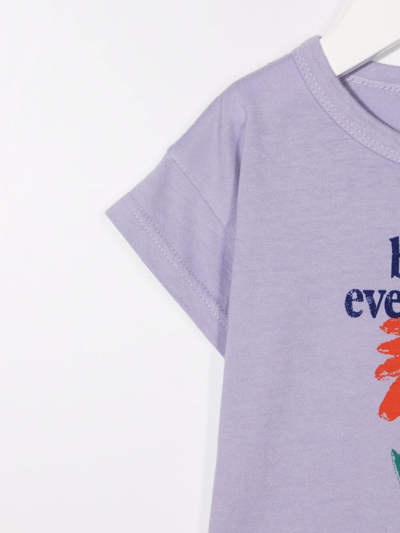 Shop Bobo Choses Graphic-print Short-sleeve T-shirt In Purple