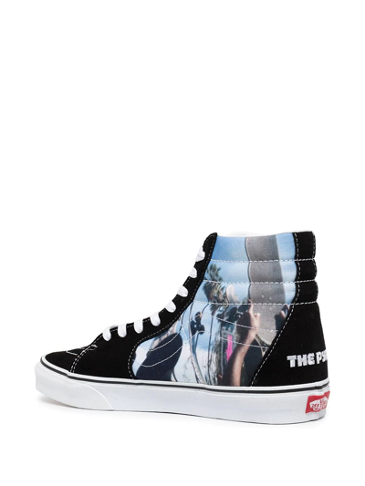 Vans X Moca Frances Stark Sk8-hi Sneakers In Black In Black