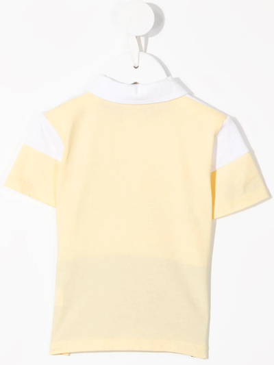 Aigner Logo-print Polo Shirt In Yellow