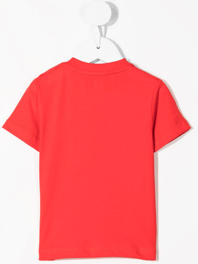 Shop Aigner Logo-print T-shirt In Red