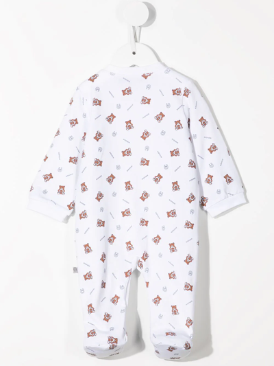 Shop Aigner Teddy-bear Print Pajama In White