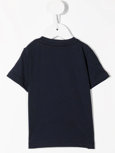 Shop Aigner Logo-print T-shirt In Blue