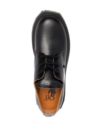 海绵鞋底系带德比鞋