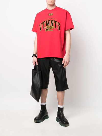 VTMNTS GRAPHIC-PRINT COTTON T-SHIRT 