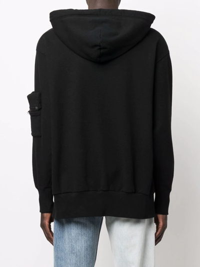 Shop Undercover Graphic-print Cotton Hoodie In Black