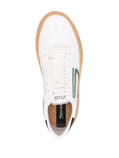 Shop Puraai Carryover Forest Low-top Sneakers In White
