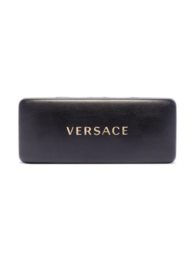 Versace Medusa Head Aviator-frame Sunglasses In Black