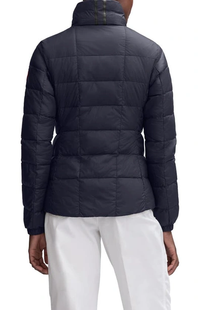 Shop Canada Goose Abbott Packable 750 Fill Power Down Jacket In Admiral Navy