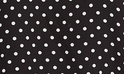 Cece Heirloom Polka Dot Peter Pan Collar Sleeveless Blouse In Rich Black