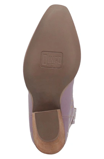 Dingo Primrose Western Boot In Lavendar