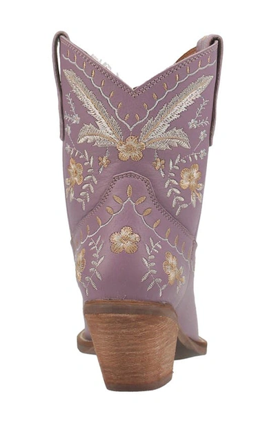 Dingo Primrose Western Boot In Lavendar