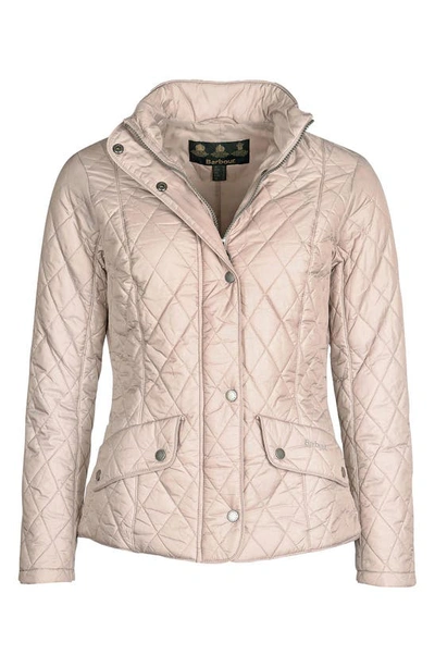 Shop Barbour Flyweight Quilted Jacket In Dusty Mauve