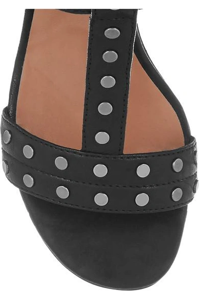 Shop Laurence Dacade Helie Studded Textured-leather Sandals