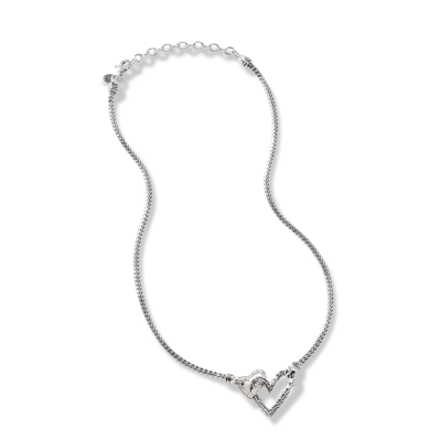 Shop John Hardy Manah Pendant Necklace In Silver