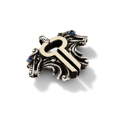 John Hardy Legends Naga Amulet In Silver And Gold