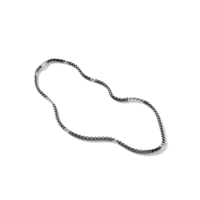 Shop John Hardy Box Chain Necklace, 4.8mm In Sterling Silver