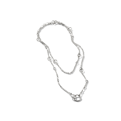 Shop John Hardy Palu Sautoir Necklace In Sterling Silver