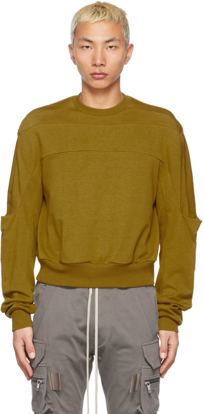 Shop Rick Owens Green Geth Sweatshirt In 72 Sulphate