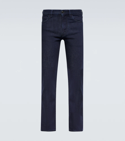 Shop Loro Piana Quarona Slim Jeans In Japanese Dark Blue