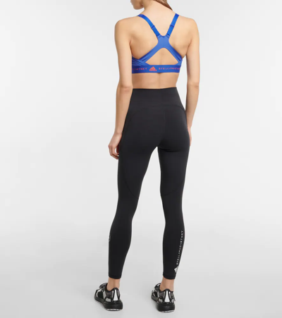 Shop Adidas By Stella Mccartney Yoga High-rise Leggings In Black