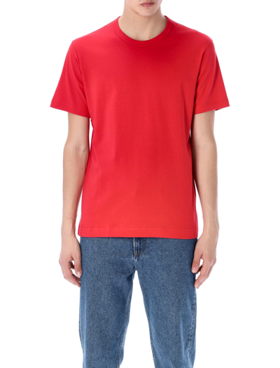 Shop Comme Des Garçons Shirt Classic Logo T-shirt In Red
