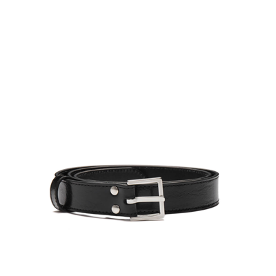 Shop Martine Rose Sex Letter Belt In Black