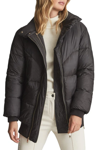 Reiss Ladies Grey Puffer Jacket, Size: M | ModeSens