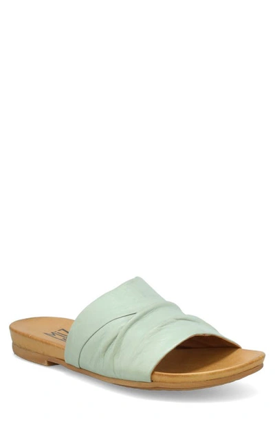Shop Miz Mooz Aria Slide Sandal In Aquamarine