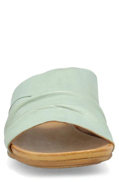 Miz Mooz Aria Slide Sandal In Aquamarine