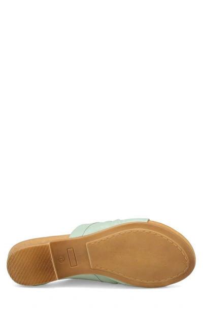 Miz Mooz Aria Slide Sandal In Aquamarine