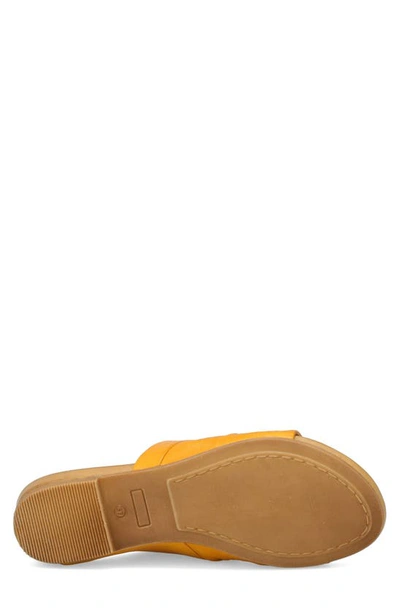 Miz Mooz Aria Slide Sandal In Ochre