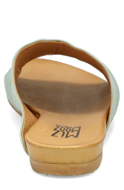 Miz Mooz Aria Slide Sandal In Aquamarine