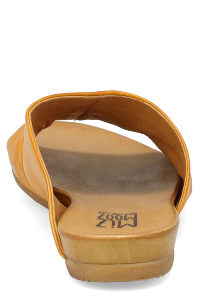 Miz Mooz Aria Slide Sandal In Ochre