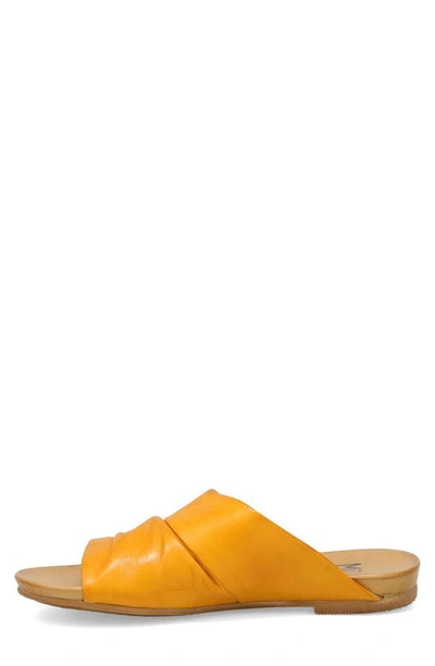 Miz Mooz Aria Slide Sandal In Ochre