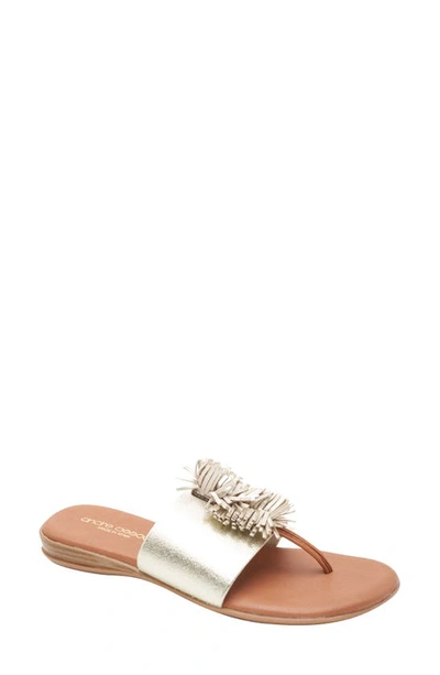 Shop Andre Assous Novalee Featherweights™ Sandal In Platino