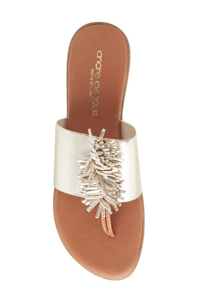 Shop Andre Assous Novalee Featherweights™ Sandal In Platino