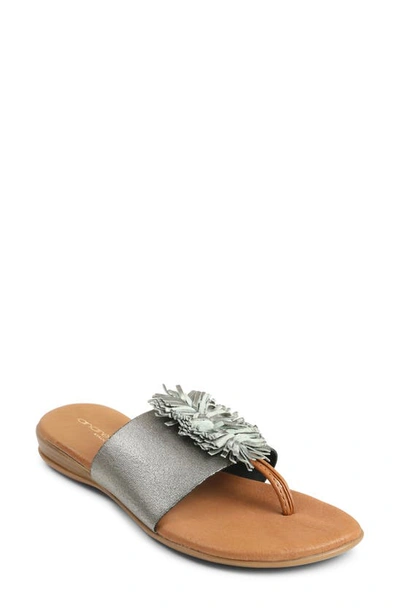 Shop Andre Assous Novalee Featherweights™ Sandal In Pewter